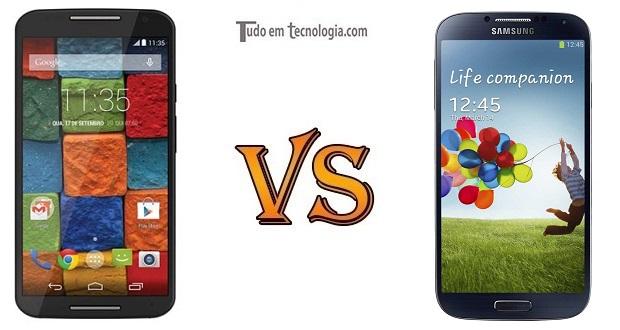 Novo Moto X vs Galaxy S4