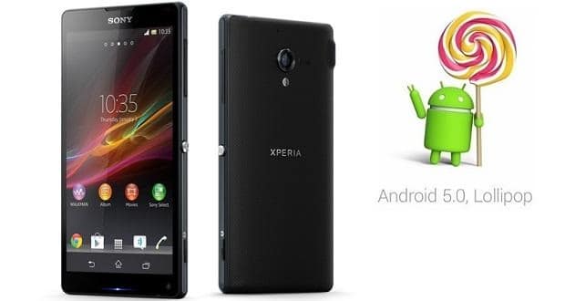 Xperia ZQ Android 5.0
