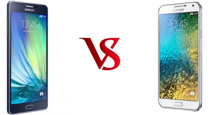 Galaxy E7 vs A7