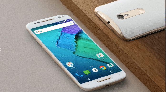 Moto X Style dourado