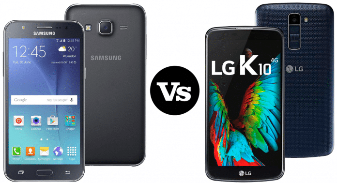 Galaxy J5 vs LG K10