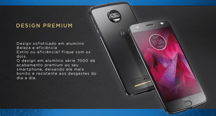 Moto Z2 Force design