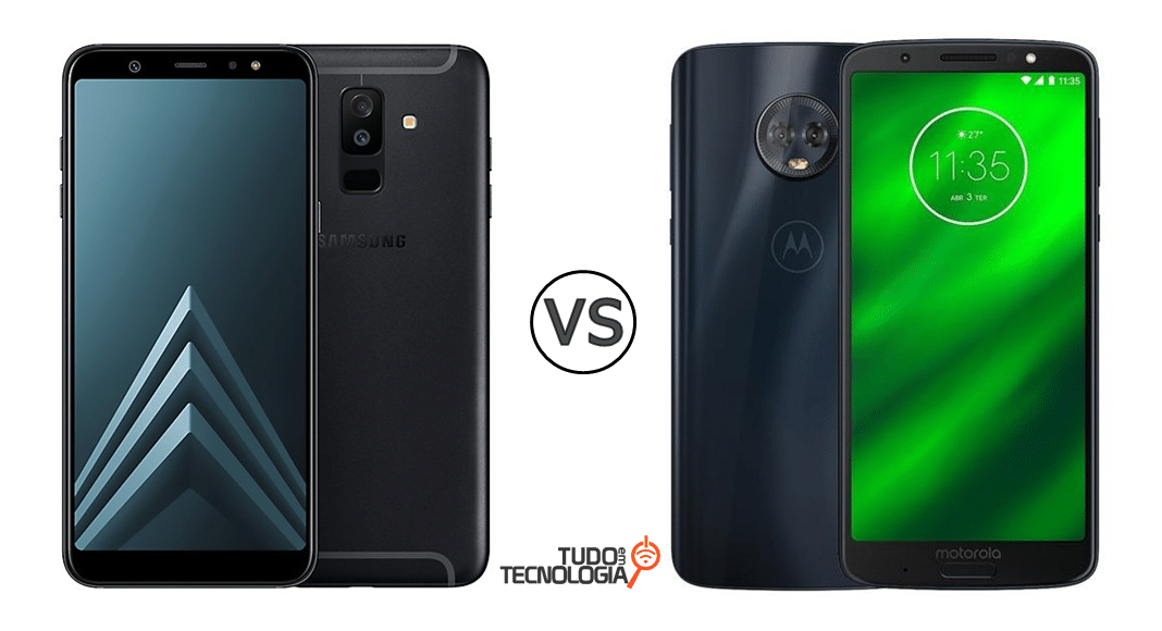 Galaxy A6 Plus vs Moto G6 Plus