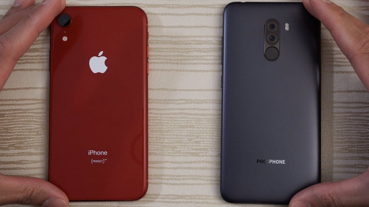 PocoPhone F1 iPhone XR