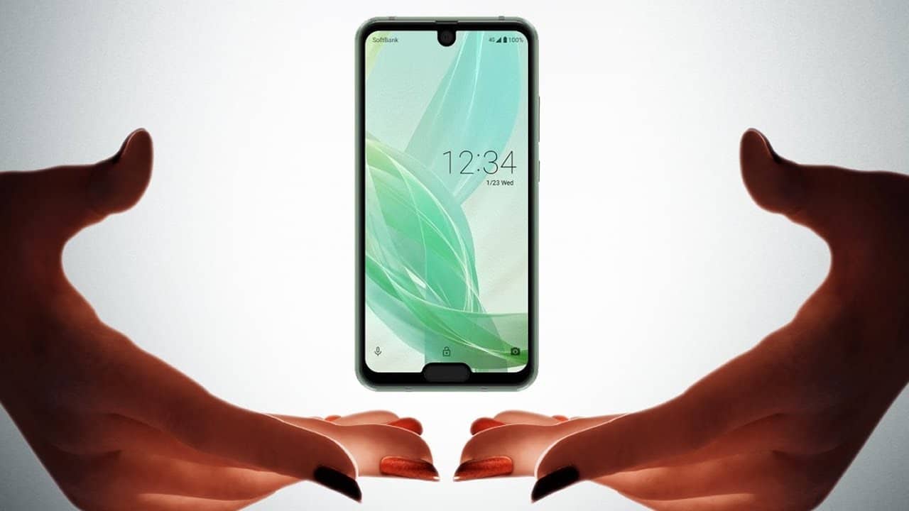 sharp smartphone dois entalhes