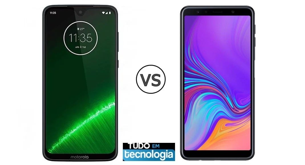 Moto G7 Plus vs Galaxy A7 2018