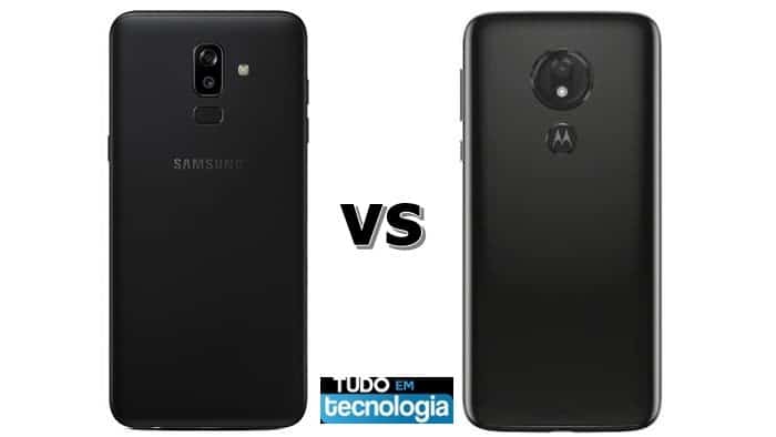comparativo (1) Moto G7 Power vs Galaxy J8