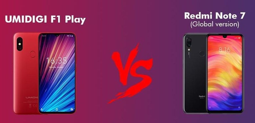 UMIDIGI F1 play vs Redmi Note 7