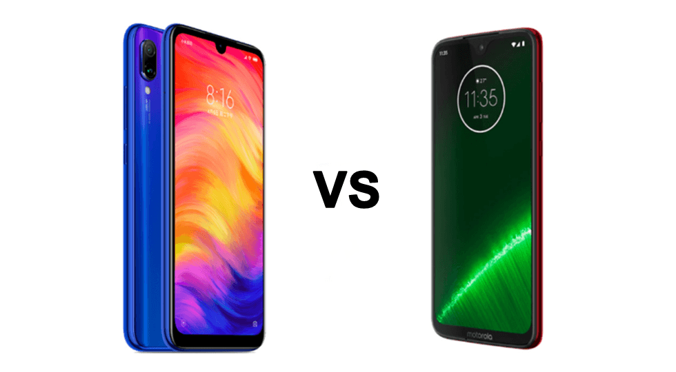 Redmi Note 7 vs Moto G7 Plus