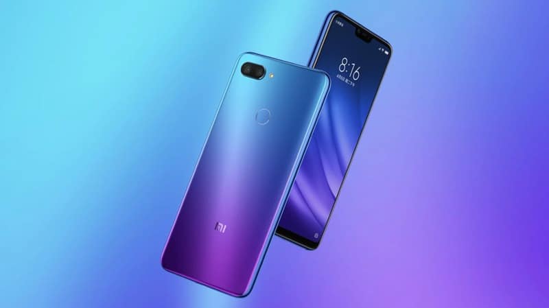 Mi 8 Lite azul